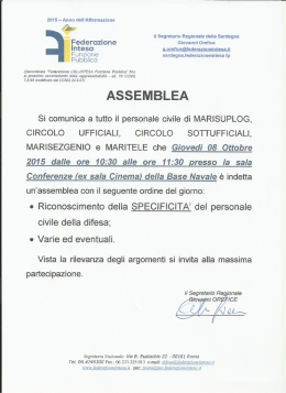 Volantino assemblea