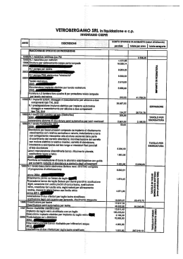 VETROBERGAMO SRL in liquidazione e o. p.