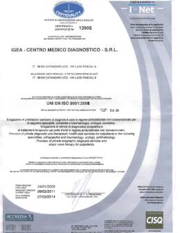 IGEA - CENTRO MEDICO DIAGNOSTICO - S.R.L.