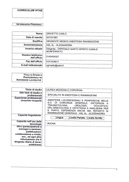 curriculum vitae