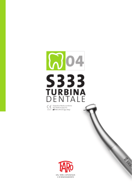 Brochure Turbina Dentale S333