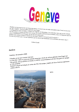 Genève - sspss