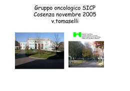 Tumefazione sopraclaveare - Tomaselli, Cosenza 2005 caso cl