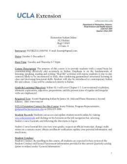 The Heading of the syllabus should not vary in