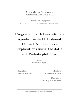 Programming Robots with an Agent-Oriented BDI