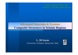Composite Structures in Seismic Regions