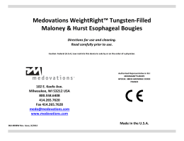 Medovations WeightRight™ Tungsten