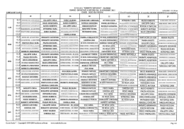 orario 16 novembre classi pertini