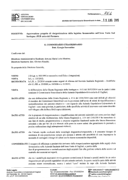 Deliberazione n. 761 del 15/07/2015