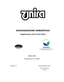 dichiarazione ambientale 2009 rev01