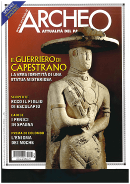 LA VERA IDENTITA DI UNA STATUA MISTERIOSA