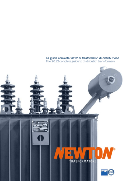 Technical guide 2012 - Newton Trasformatori