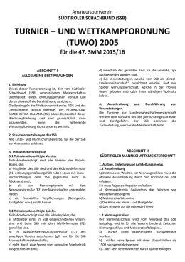 tuwo - S&uuml;dtiroler Schachbund