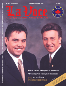Pierre Delisle e Pasquale D`Ambrosio &ldquo;L` &eacute;quipe&rdquo; di