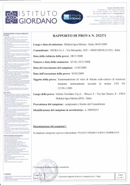 Istituto Giordano S.p.A. Via Rossini, 2