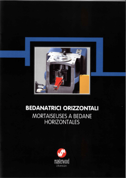 BEDANATRICI ORIZZONTALI MORTAISEUSES A BEDANE