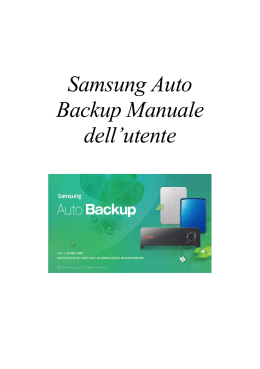Samsung Auto Backup User Manual