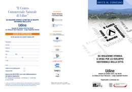 &ldquo;Il Centro Commerciale Naturale di Udine&rdquo; Udine