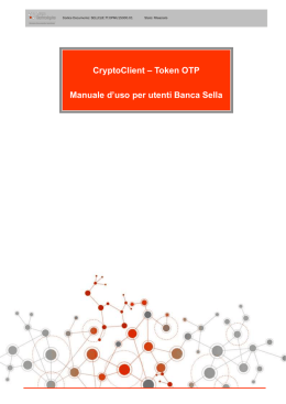 SELLCLIE.TT.DPMU15000.02 &ndash; CryptoClient &ndash; Manuale Utente