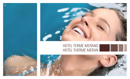 dépliant Hotel Terme Merano