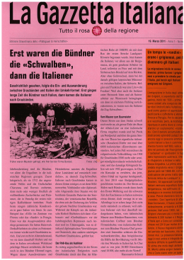 La Gazetta Italiana&raquo; 18.03.2011