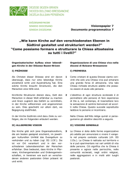 Visionspapier 7 - Di&ouml;zese Bozen