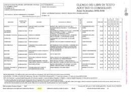 CATANIAICT) ADOTTATI O CONSIGLIATI