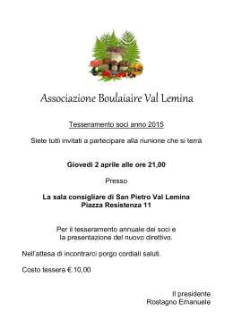 Associazione Boulaiaire Val Lemina