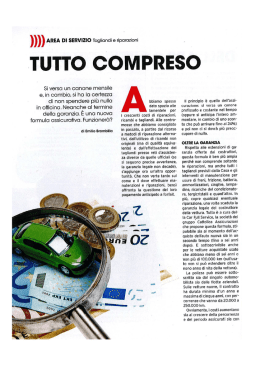 TUTTO COMPRESO - Carfull Service