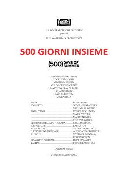 500 GIORNI INSIEME - Studio PUNTOeVIRGOLA