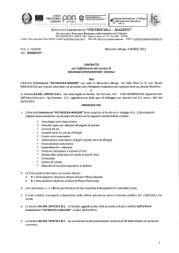 Contratto noleggio fotocopiatore - Istituto Comprensivo Minervino