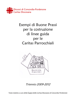 Esempi di Buone Prassi per la costruzione di linee guida per le