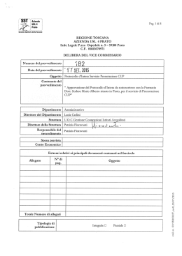 Pag. 1 di s - Azienda Usl 4 di Prato