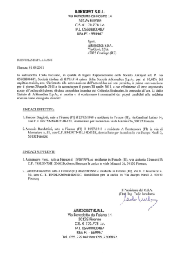 Via Benedetto da Foiano 14