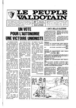 UN VOTE POUR L`AUTONOMIE UNE VICTOIRE