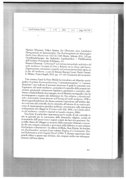 Studi Trentini. Storia 91,2, 2012, pp. 501-503