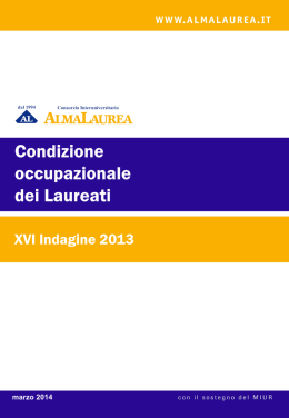 indagine sulla condizione occupazionale dei laureati