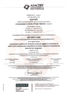 ASACERT - Consorzio Costruttori Trento