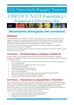 Scheda di Dettaglio dei Contenuti IT-Essentials 5.0
