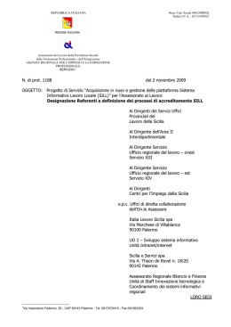 Nota 2 novembre 2009,_1188 - assessorato regionale lavoro