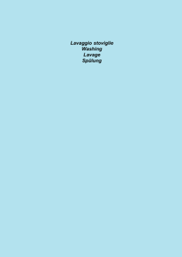 Lavaggio stoviglie Washing Lavage Sp&uuml;lung - RistoArt