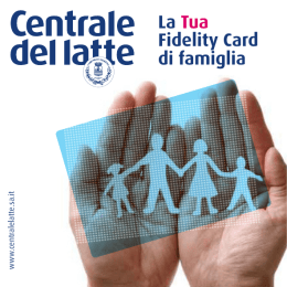 La Tua Fidelity Card di famiglia