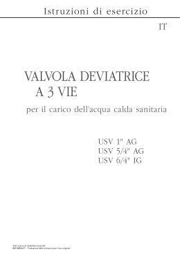 VALVOLA DEVIATRICE A 3 VIE - Alpha