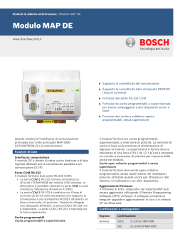 Modulo MAP DE - Bosch Security Systems