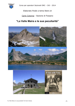 La Valle Maira e le sue peculiarità (CN)