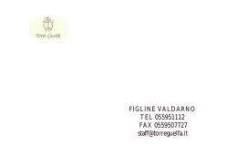 FIGLINE VALDARNO TEL 055951112 FAX