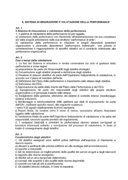 IL.SISTEMA DI MISURAZIONE E VALUTAZIONE DELLA