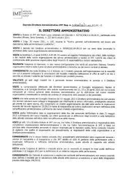 Decreto Valutazione Personale al 29 maggio 2015