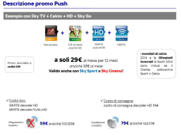 Descrizione promo Push
