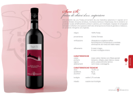 Vino prodotto da uve Freisa provenienti da una metodica selezione